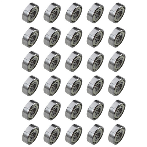 606Z 6 X 17 X 6mm Μεταλλικά μινιατούρα ρουλεμάν βαθιάς αυλάκωσης 30 τεμάχια