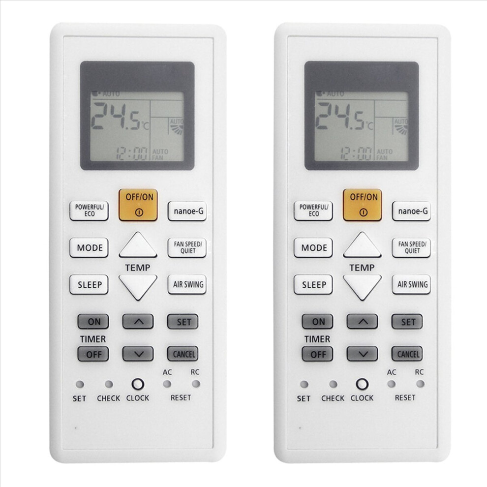 2X Replace A75c18090 Ac Remote Control For A75c18090 Air Conditioner Remote Control 4852840269774