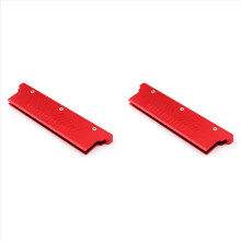 2X RAM Ψύκτρα ψύξης ψυγείου για DDR2 DDR3 DDR4 Desktop Memory Dissipation Pad Κόκκινο