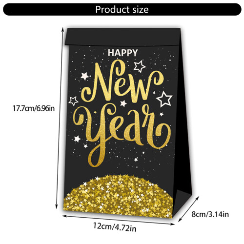 12 Stück Papier-Geschenkverpackungsbeutel für-Stil 1 1