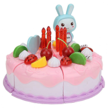 Gâteau d'anniversaire DIY - Jeu d'imitation éducatif pour enfants - Rose