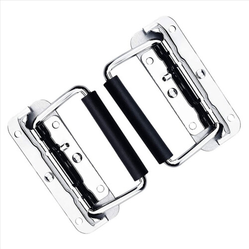 20Pcs 304 Stainless Steel Spring Handle Prop Box Tool Aluminum Box Handle Activity Handle Folding Industrial Handle 1