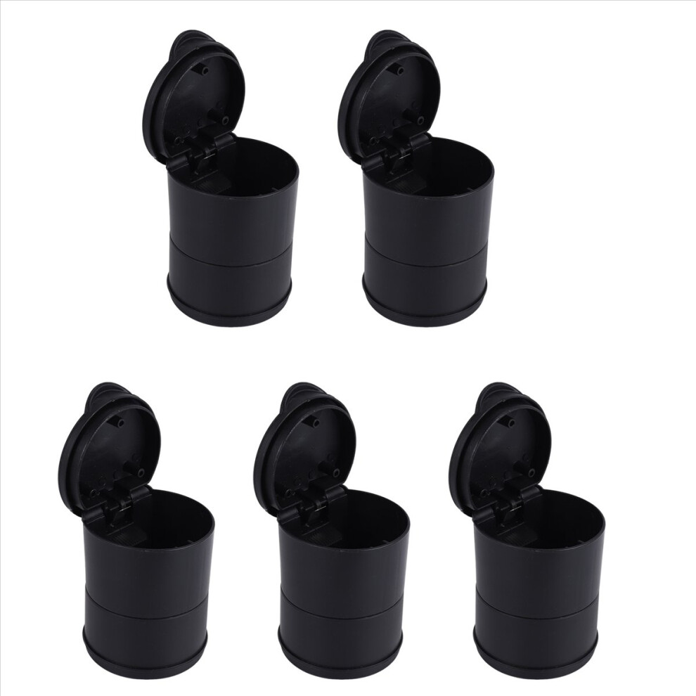 5X Self Extinguishing Ashtray Portable Travel Home Car Auto Holder Black 4852840281363