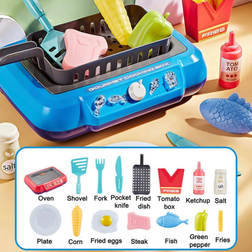 Friteuse à eau BlueSimulation, Jouet de Cuisine Changeant de Couleur pour Enfants 1
