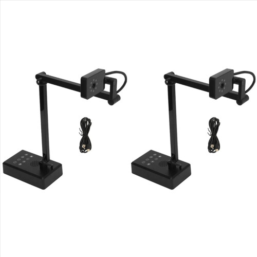 2X 4K USB-documentcamera 16MP webcamvisualisator Beeldomkering Opvouwbaar voor live demo Webconferenties