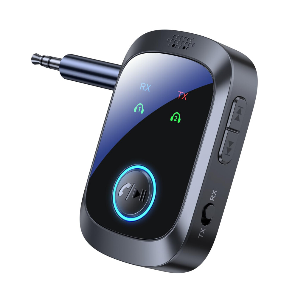 Bluetooth Transmitter And Receiver With Dual Device Pairing, Low Latency, Bluetooth 5.4 Audio For Tv, Car And Airplane Headphones 9001264064532