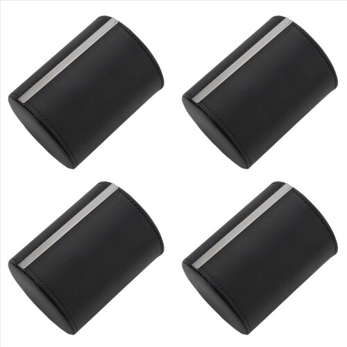 Estuche para guardar corbatas negras (4 unidades)