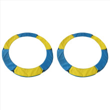 2x Trampolin-Sicherheitsmatte, 55-Zoll-Ersatz-Trampolin-Sicherheitsmatte, Trampolin-Federabdeckung, Sicherheits-Federschutzabdeckung
