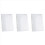 3X 6-Ring Binder Plastic File Folder, Suitable for Letter-Sized Office Supplies A5 1