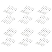 72 Pcs Dessert Forks,5.1 InchStainless Steel Mini Salad Fruit Fork Tasting Forks Cocktail Fork