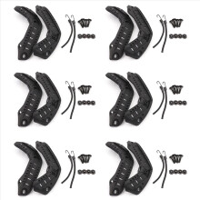 12X für FAST Helmschienenzubehör, multifunktionales DIY-Zubehör für Schutzausrüstung, Arc Tragbares Helmschienenzubehör, C1