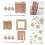 Holz-Stricknadel-Messgerät, Strickgarn-Messgerät,-Set A 3