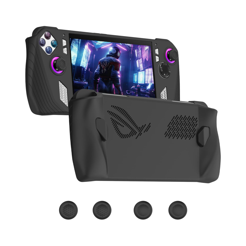 Case Shockproof Silicone Protective Cover With Thumb Grips For Asus Rog Ally Gaming Console 9001264064587