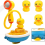 Giocattoli da Bagno per Bambini 1-8 Anni, Set 3 Anatra con Spruzzi d'Acqua 1