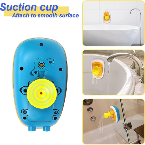 Giocattoli da Bagno per Bambini 1-8 Anni, Set 3 Anatra con Spruzzi d'Acqua 2