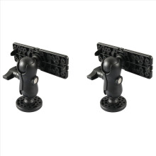 2X Soporte para sonda de pesca para barco marino, base de profundidad de 360 grados, soporte universal para sonda de pesca, placa GPS MAP
