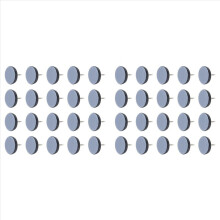 40 stuks meubelglijders met spijkervoetjes, meubelglijders, verhuisvloerbeschermers, 22 mm