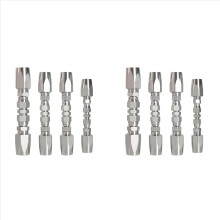 8PCS Reusable Hydraulic Hose Fittings Repair Kit,1/2in3/4in Hydraulic Hose Fittings,Hydraulic Hose Field Repair Kit