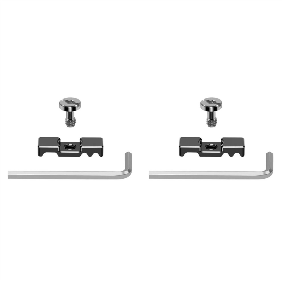 2X Universal 1/4 Camera -Compatible Cable Clamp Dslr Wire Lock Clamp Photography Cable Clip For Monitor 4852840282001