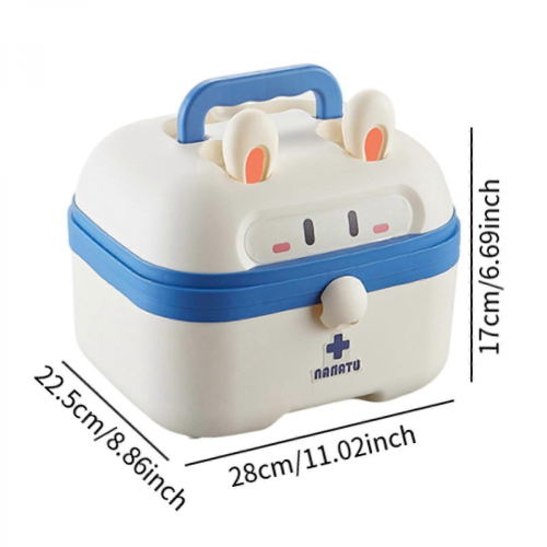 Set Giocattoli Dottore Bambini 3-5 Anni, Blu e Rosa, 28x22,5x17 cm 1
