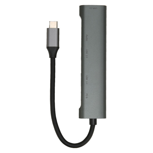 Universal USB Hub με χαρακτηριστικά AUX 35 mm και προσαρμογέα πολλαπλών θυρών, συμπαγή θήκη