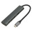 Universal USB Hub με χαρακτηριστικά AUX 35 mm και προσαρμογέα πολλαπλών θυρών, συμπαγή θήκη 6