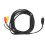 Προσαρμογείς Plug And Play Din8Pin σε RCA, καλώδιο ήχου και βίντεο συμβατότητας Sega Genesis με 8