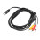 Προσαρμογείς Plug And Play Din8Pin σε RCA, καλώδιο ήχου και βίντεο συμβατότητας Sega Genesis με 3