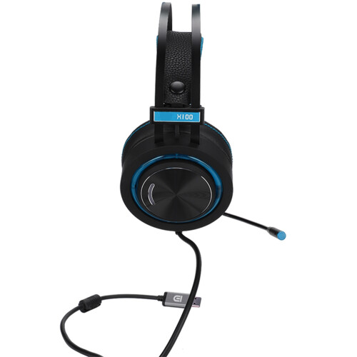 Ακουστικά παιχνιδιών RGB LED για PC PS4Xbox, ακουστικά Surround με μικρόφωνο και ακύρωση 2