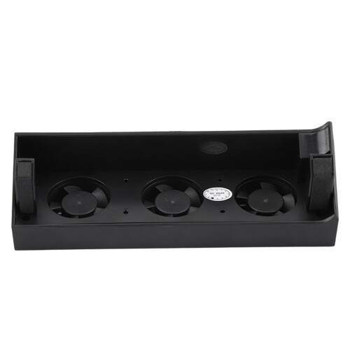 Gaming Console Cooler With Two Cooling Modes And Snap On Installation Silent Running Ergonomic Shape Fast Cooling Capability For Ps4 Systems, Durable 2