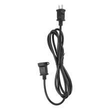 Cable de extensión de alimentación de alta calidad para enchufes en EE. UU., construcción resistente, conductores de cobre con cubierta
