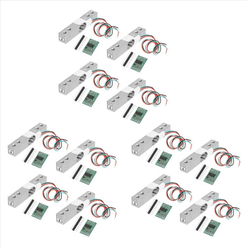 Digital Load Cell Weight Sensor,12Set 5KG Load Cell HX711 AD Weighit Amplifier Module Pressure Sensor Ar Duino Load Cell