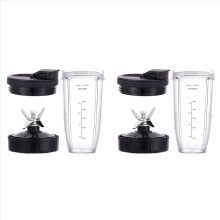 2x voor blendervervangingsonderdelen, 24oz beker 7 vinnen extractorblad, voor Auto IQ BN801 SS101 BL480-30