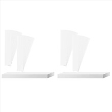 300 unidades de faixa transparente para convites 5x7, faixa de papel vegetal para embrulhos de convites de casamento.