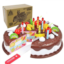 Jouets de cuisine Browncutting Cake - Jeu de découpe de gâteaux aux fruits pour enfants
