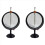 2X Pointer Electroscope Electrostatic Experiment Electrometer for Measuring the Potential Difference Between Two Bands 1