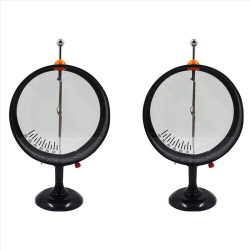 2X Pointer Electroscope Electrostatic Experiment Electrometer for Measuring the Potential Difference Between Two Bands