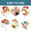 Easy to Set Up Yarn Wools String Winder Needlecraft Yarn Winder 6