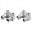 2X voor LSX LS3 motorwisselconversie A/C-leidingcompressoradapterfitting, AC-compressor aluminiumadapter 1