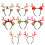Adjustable Size Christmas Reindeer-White ball brown ant 2