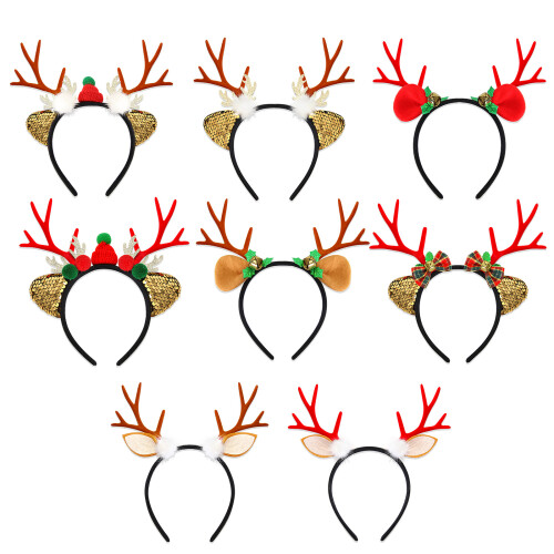 Adjustable Size Christmas Reindeer-White ball brown ant 1