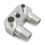 2X voor LSX LS3 motorwisselconversie A/C-leidingcompressoradapterfitting, AC-compressor aluminiumadapter 5