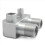 2X voor LSX LS3 motorwisselconversie A/C-leidingcompressoradapterfitting, AC-compressor aluminiumadapter 2