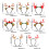 Adjustable Size Christmas Reindeer-White ball brown ant 4