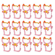 Cats Shaped Keychain Hook Lanyard Spring Clip for Keychain-4