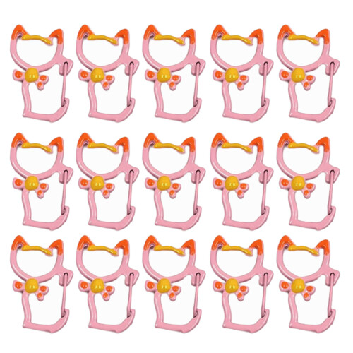 Cats Shaped Keychain Hook Lanyard Spring Clip for Keychain-4