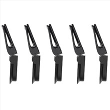 5x zomer elektrische fietshelm headset bevestigingsklem multifunctionele plastic clip helm bluetooth headset klem B