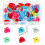 50/100/150Pcs Decorative Heart Push Pins-50 transparent mixed 4
