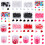 50/100/150Pcs Decorative Heart Push Pins-50 transparent mixed 2
