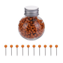 600 Pieces Small Sewing Pins Quilting Pins-orange color